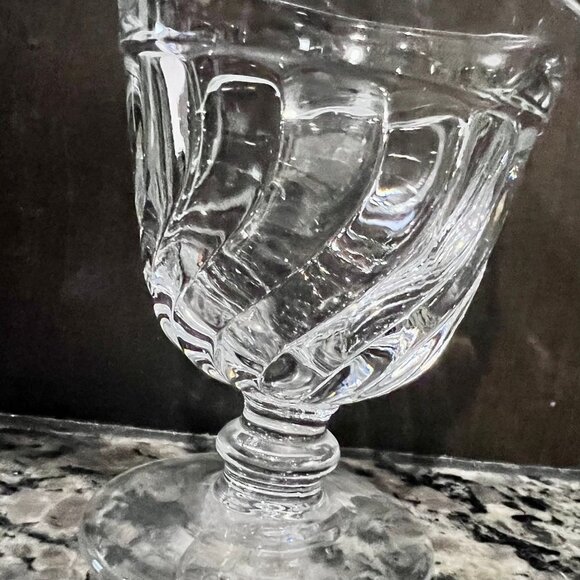 4 Colony Crystal by Fostoria fruit oyster cup Pattern Code: FOSCOLO - Picture 5 of 8